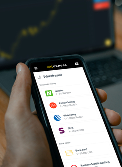 Pilihan pembayaran lokal dan global Exness